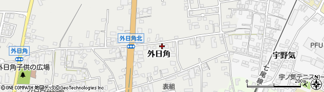 石川県かほく市外日角ロ60周辺の地図