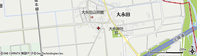 富山県中新川郡上市町大永田19周辺の地図