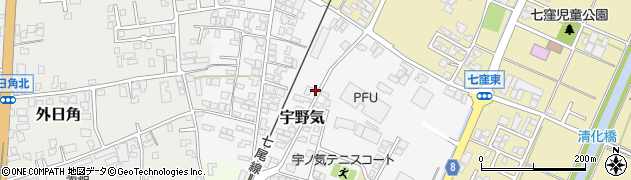 石川県かほく市宇野気ヌ211周辺の地図