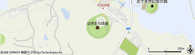 高萩市民球場（はぎまろ球場）周辺の地図