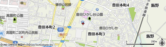 富山県富山市豊田本町周辺の地図