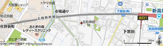 富山県高岡市下黒田887周辺の地図