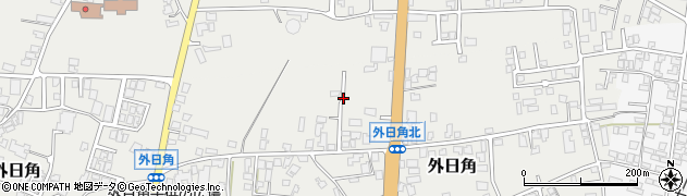 石川県かほく市外日角（ハ）周辺の地図