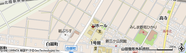 富山福祉短期大学周辺の地図