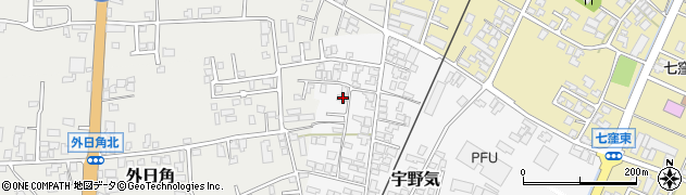 石川県かほく市宇野気ヌ255周辺の地図