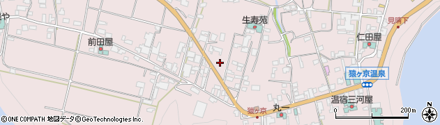 群馬県みなかみ町（利根郡）猿ヶ京温泉周辺の地図