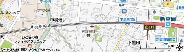 富山県高岡市下黒田739周辺の地図