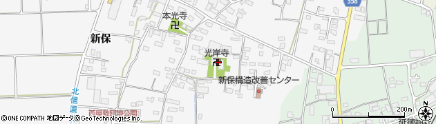 光岸寺周辺の地図