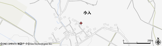 栃木県さくら市小入263周辺の地図