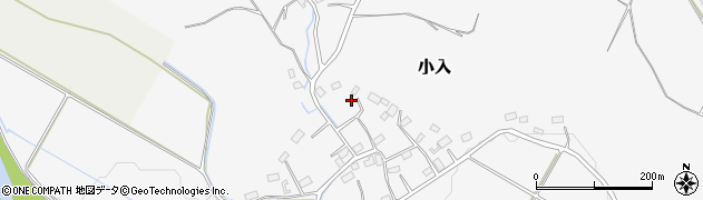 栃木県さくら市小入266周辺の地図