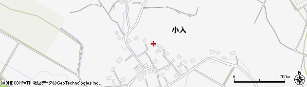 栃木県さくら市小入264周辺の地図