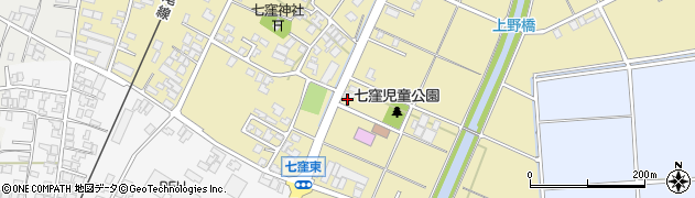 石川県かほく市七窪（リ）周辺の地図