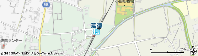 長野県中野市周辺の地図
