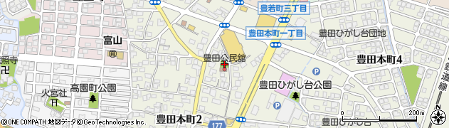 豊田第1公園周辺の地図