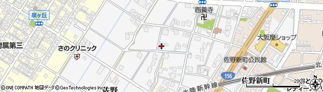 富山県高岡市佐野1043周辺の地図