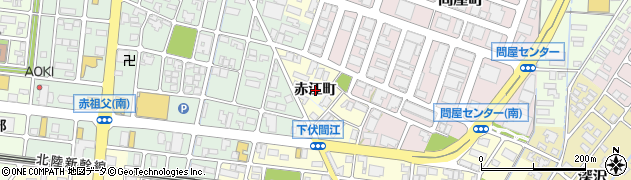 富山県高岡市赤江町周辺の地図