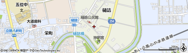 柳梢寺周辺の地図