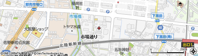 富山県高岡市市場通り800周辺の地図