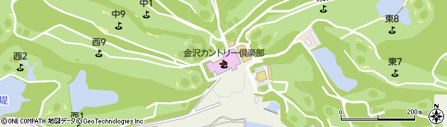 金沢カントリー倶楽部周辺の地図