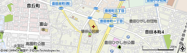 ジョイフルシマヤ豊田店周辺の地図