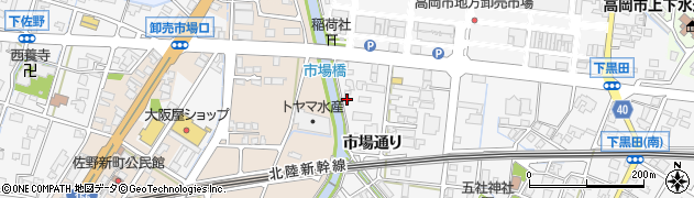 富山県高岡市市場通り864周辺の地図