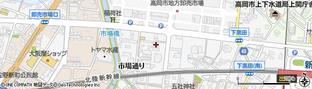 富山県高岡市市場通り781周辺の地図
