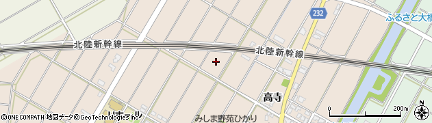 富山県射水市三ケ（高寺）周辺の地図