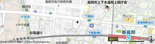 富山県高岡市下黒田686周辺の地図