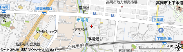 富山県高岡市市場通り863周辺の地図