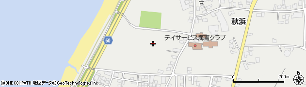 石川県かほく市秋浜（ヘ）周辺の地図