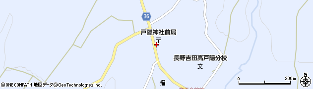 長野県長野市戸隠宝光社2222周辺の地図
