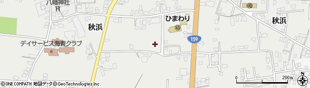 石川県かほく市秋浜ハ周辺の地図
