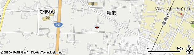 石川県かほく市秋浜ロ周辺の地図