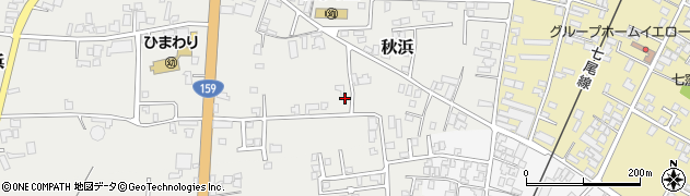 石川県かほく市秋浜（ロ）周辺の地図