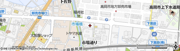 富山県高岡市市場通り858周辺の地図