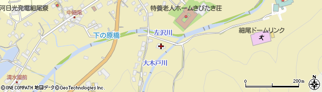 栃木県日光市細尾町113周辺の地図