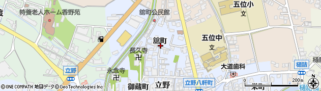 富山県高岡市立野（舘町）周辺の地図