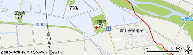 称慶寺周辺の地図