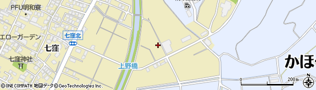 石川県かほく市七窪（タ）周辺の地図