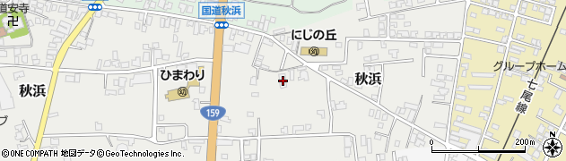 石川県かほく市秋浜ロ19周辺の地図