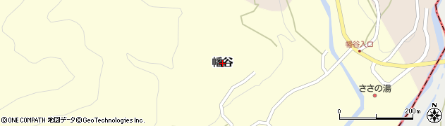 群馬県片品村（利根郡）幡谷周辺の地図