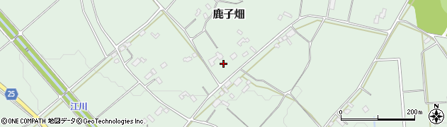 栃木県さくら市鹿子畑1117周辺の地図