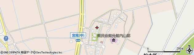 富山県富山市宮尾周辺の地図