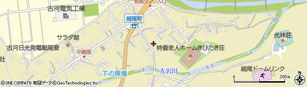 栃木県日光市細尾町104周辺の地図
