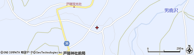 戸隠ガールスカウトセンター周辺の地図