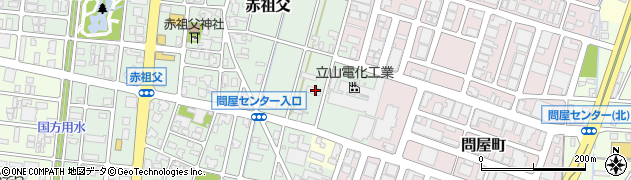 富山県高岡市赤祖父周辺の地図