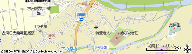 栃木県日光市細尾町103周辺の地図