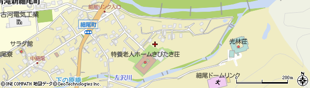 栃木県日光市細尾町周辺の地図