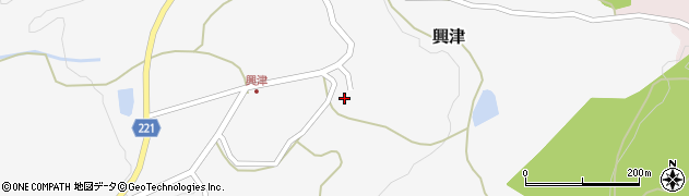 石川県津幡町（河北郡）興津（ロ）周辺の地図
