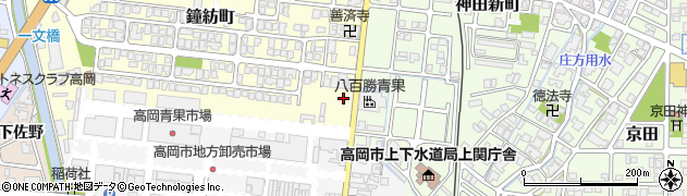 富山県高岡市鐘紡町6周辺の地図